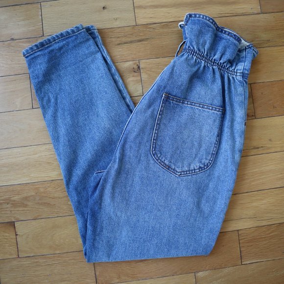 BDG Urban Outfitters Paperbag Blue Jeans, Size 27 - Picture 16 of 16